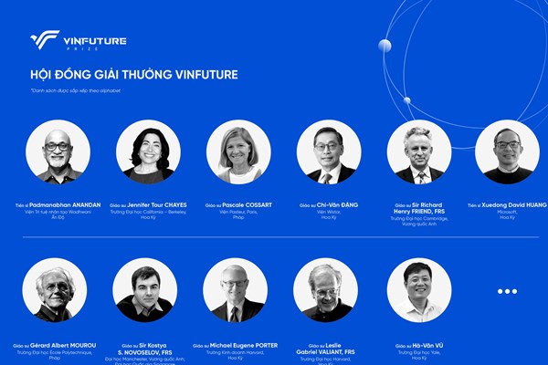 Tập đoàn Vingroup công bố giải thưởng toàn cầu VinFuture
