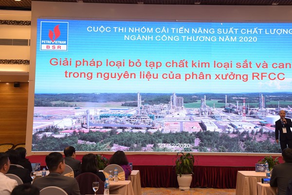 Giải pháp 130 tỷ đồng của BSR đạt giải Ba cuộc thi Năng suất chất lượng ngành Công Thương