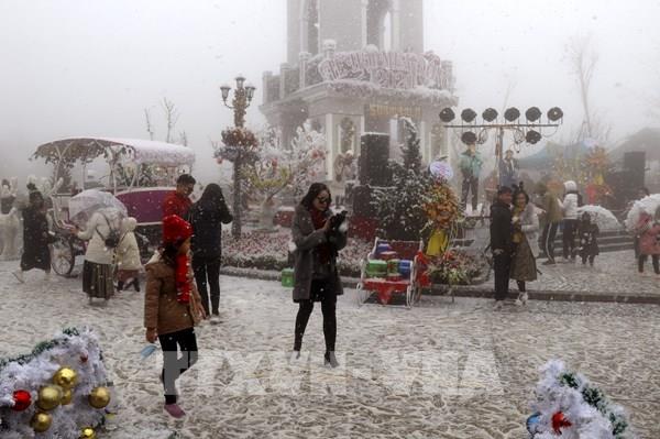 Sa Pa rét nhất từ đầu mùa đông đến nay