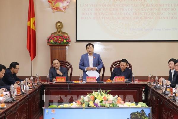 Bàn tháo gỡ vướng mắc giải phóng mặt bằng dự án cao tốc Bắc - Nam phía Đông