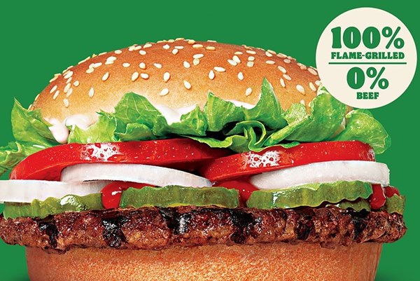Unilever Plc mở rộng hợp tác với Burger King để cung cấp thịt “chay”