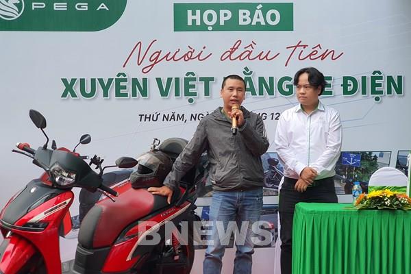 Người đầu tiên trải nghiệm xuyên Việt bằng xe máy điện PEGA-S với gần 6.000km