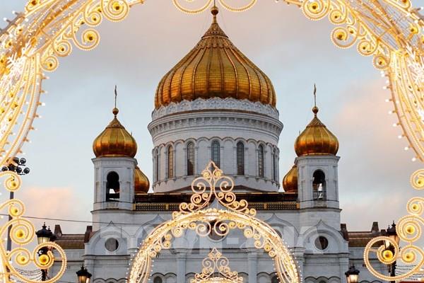 Rộn ràng không khí đón Giáng sinh và Năm mới 2021 ở thủ đô Nga