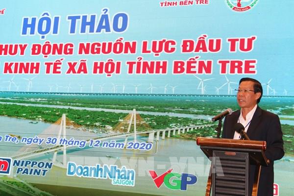 Bến Tre tìm giải pháp huy động khoảng 140.000 tỷ đồng cho đầu tư phát triển