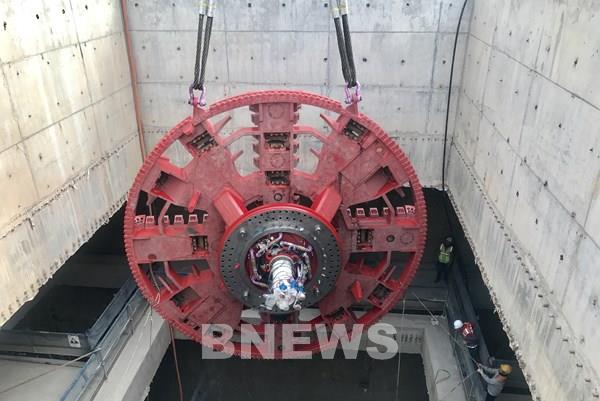 Dự án đường sắt Nhổn - ga Hà Nội nhận thêm robot đào hầm “khủng”