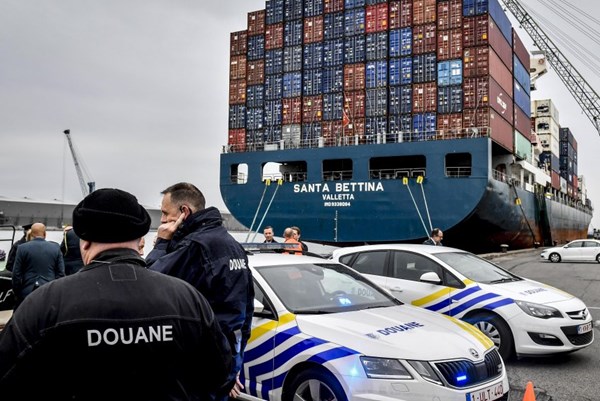 Bỉ thu giữ hơn 65 tấn cocaine trong năm 2020