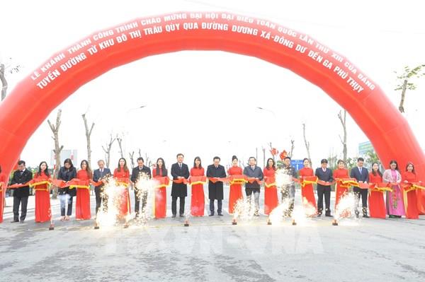 Hà Nội khởi công các công trình hạ tầng khung kết nối vùng