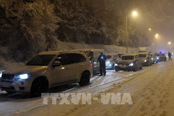 Nhiều địa phương tại Tây Ban Nha ban bố lệnh báo động do bão tuyết