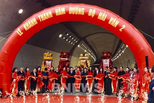 Khánh thành hầm Hải Vân 2 thuộc dự án hầm đường bộ Đèo Cả