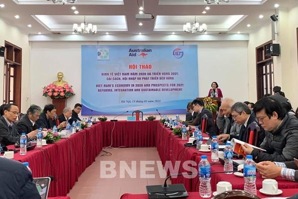 CIEM dự báo hai kịch bản tăng trưởng kinh tế năm 2021