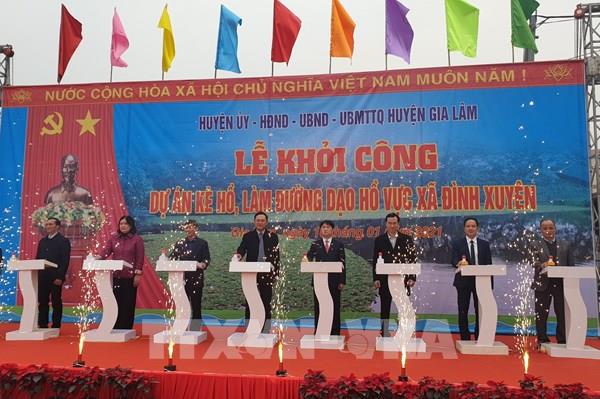 Hà Nội khởi công công trình chào mừng Đại hội đại biểu toàn quốc lần thứ XIII của Đảng