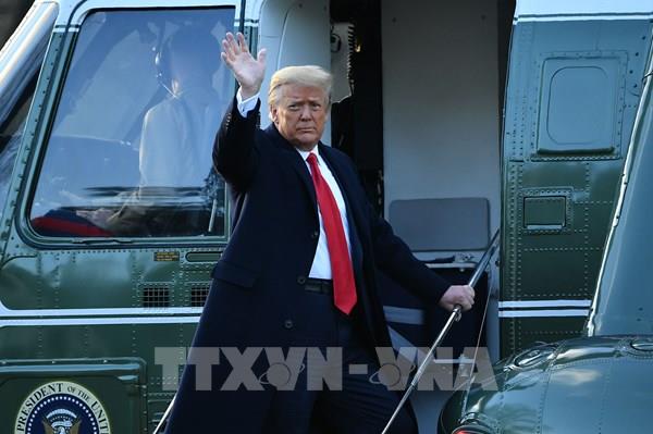 Tổng thống Mỹ D.Trump rời thủ đô Washington trước lễ nhậm chức