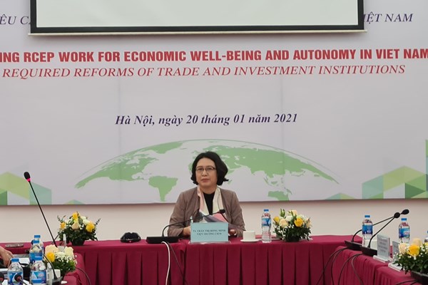 Đề xuất các kiến nghị cải cách nâng cao hiệu quả thực thi RCEP