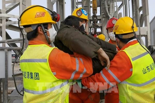 Thêm 10 người được giải cứu trong vụ sập mỏ vàng tại Sơn Đông, Trung Quốc