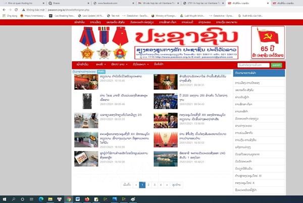 Báo Lào đề cao đường lối xây dựng CNXH của Việt Nam