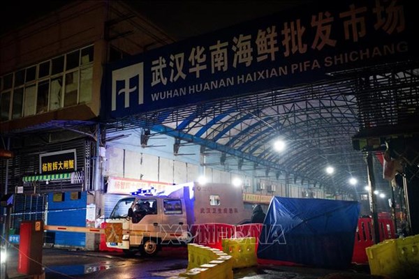 Đoàn chuyên gia WHO tới chợ hải sản ở Vũ Hán, Trung Quốc
