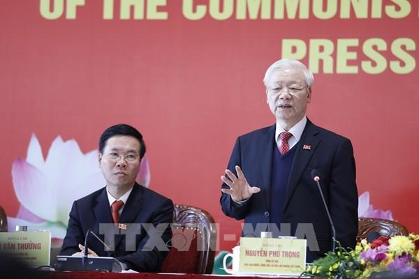 Họp báo công bố kết quả Đại hội XIII của Đảng