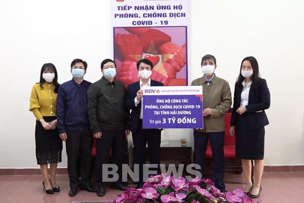 BIDV hỗ trợ Hải Dương, Quảng Ninh 4 tỷ đồng để phòng, chống dịch COVID-19