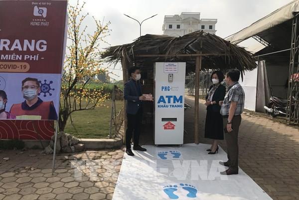 Hải Dương triển khai cây ATM khẩu trang tự động miễn phí phục vụ người dân