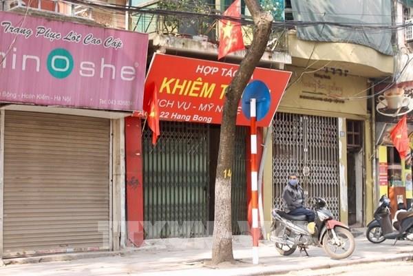 Phố cổ Hà Nội “cửa đóng, then cài” trước Tết Nguyên đán Tân Sửu 2021