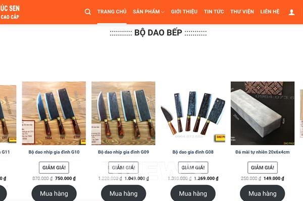 Dao Phúc Sen lên sàn thương mại điện tử