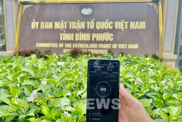 VinaPhone phủ sóng 5G tại Bình Phước