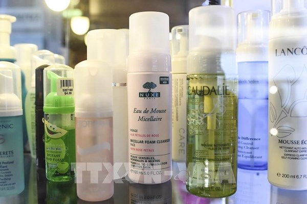 Trung Quốc là thị trường xuất khẩu hàng đầu của mỹ phẩm Pháp