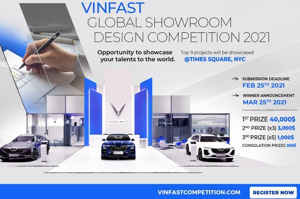 Khởi động cuộc thi thiết kế showroom VinFast toàn cầu