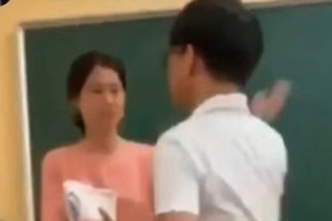 Clip học sinh tát cô giáo: Vụ việc xảy ra từ tháng 5/2020