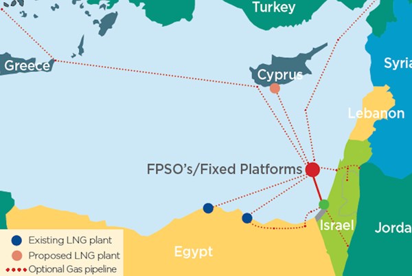 Israel và Ai Cập sẽ xây đường ống dẫn khí đốt ngoài khơi
