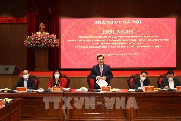 Xây dựng Hoàng thành Thăng Long - Hà Nội thành công viên di sản