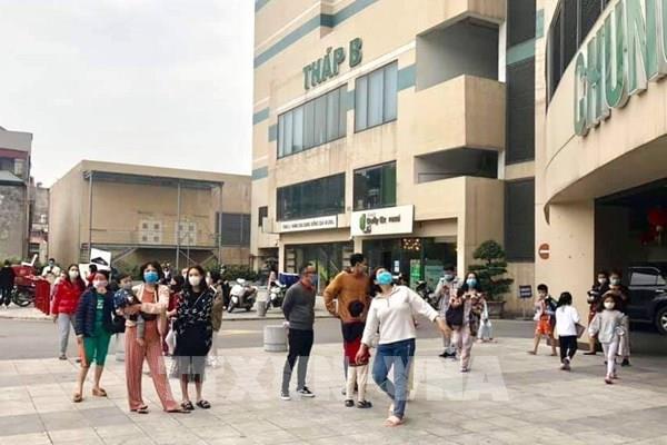 Cháy tại chung cư Mipec Long Biên