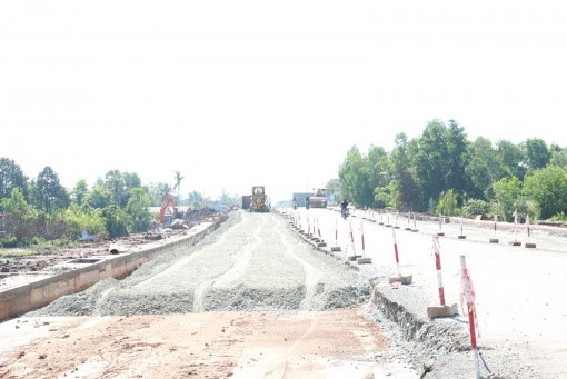 Nhiều dự án giao thông tại Long An gặp vướng mắc về GPMB