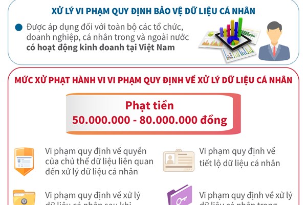 Phạt tiền đến 100 triệu đồng nếu xâm phạm quy định bảo vệ dữ liệu cá nhân