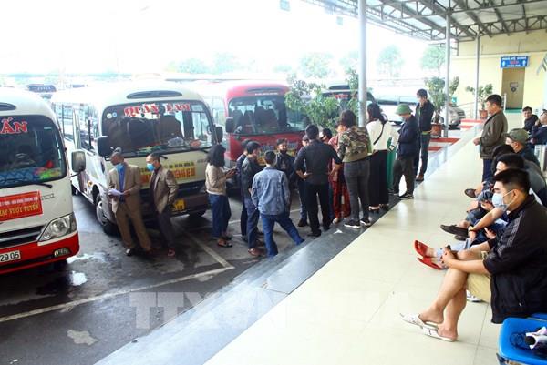 Nghệ An: Các xe tuyến cố định đường 7 đã hoạt động trở lại
