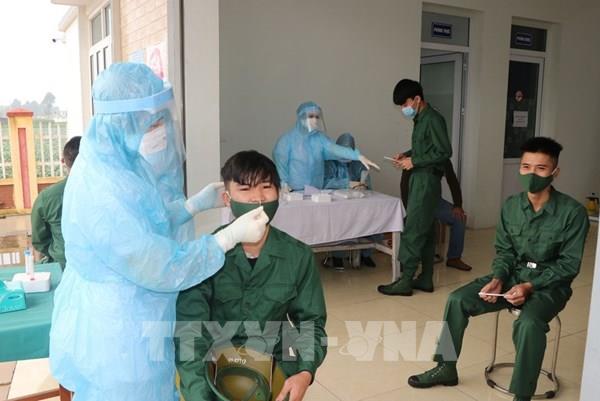 Hải Dương xét nghiệm COVID-19 cho người trúng tuyển nghĩa vụ quân sự