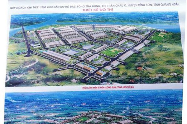 Thông tin về giải phóng mặt bằng Dự án Khu dân cư kè Bắc sông Trà Bồng