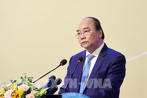 Thủ tướng Nguyễn Xuân Phúc tiếp các đối tác bên lề Hội nghị về Đồng bằng Sông Cửu Long