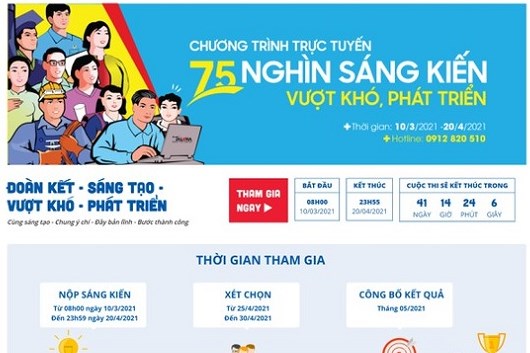 Kiên Giang thực hiện chương trình “75 nghìn sáng kiến, vượt khó, phát triển”