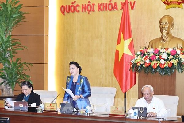 Khai mạc phiên họp thứ 54 của Ủy ban Thường vụ Quốc hội