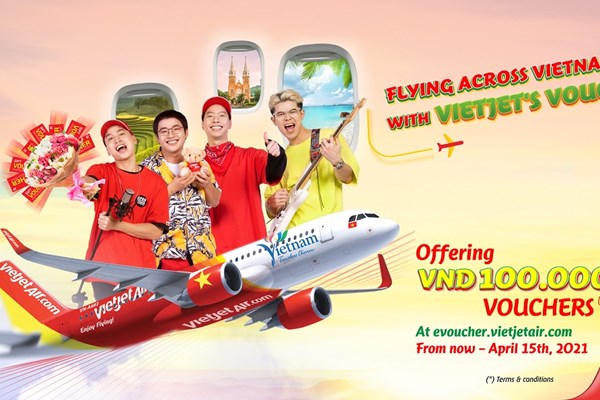 Vietjet Air tặng hàng triệu voucher mua vé máy bay