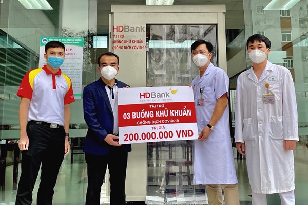 HDBank hỗ trợ Hải Dương 3 buồng khử khuẩn phòng chống dịch COVID - 19