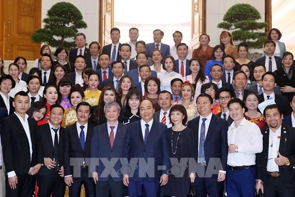 Thủ tướng Nguyễn Xuân Phúc tiếp Hội Phát triển hợp tác kinh tế  Việt Nam - ASEAN