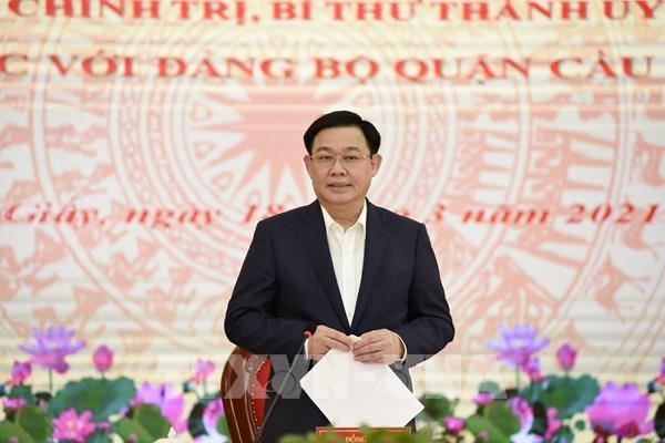 Xây dựng quận Cầu Giấy thành quận top đầu thành phố