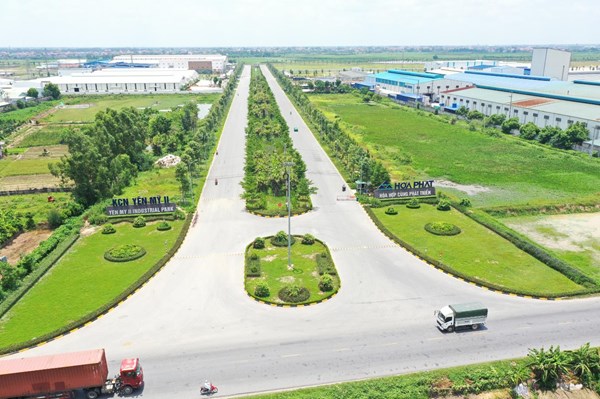 Hòa Phát được giao lập quy hoạch mở rộng Khu công nghiệp Yên Mỹ II