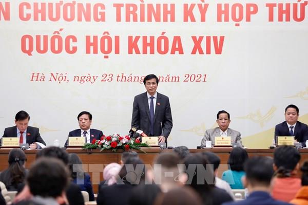 Quốc hội sẽ dành 7 ngày xem xét, kiện toàn lãnh đạo chủ chốt của Nhà nước