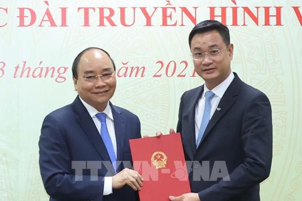Thủ tướng Nguyễn Xuân Phúc trao Quyết định bổ nhiệm Tổng Giám đốc VTV