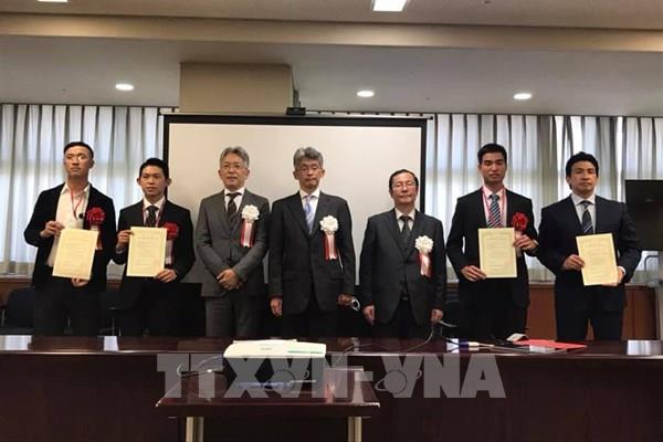 Nhật Bản tuyên dương 4 lao động Việt Nam xuất sắc