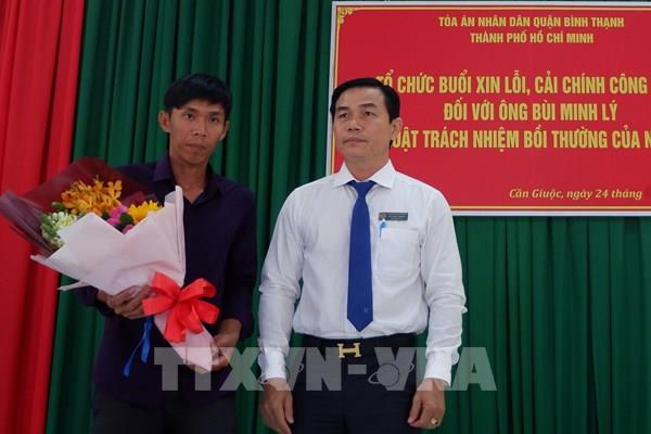 Long An: Công khai xin lỗi công dân bị án tù oan