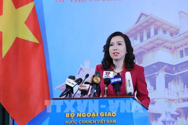 Họp báo thường kỳ Bộ Ngoại giao: Việt Nam yêu cầu Trung Quốc chấm dứt xâm phạm chủ quyền ở Biển Đông